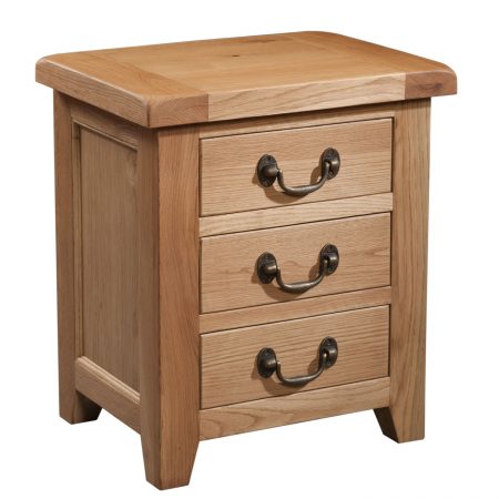 SOM001-3-Drawer-Bedside